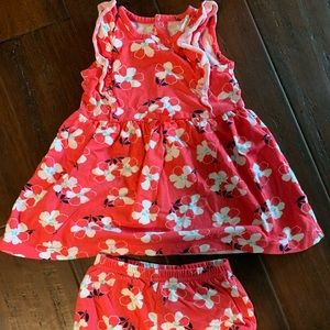 Simple Joys “Carter’s” Dress with Diaper Cover